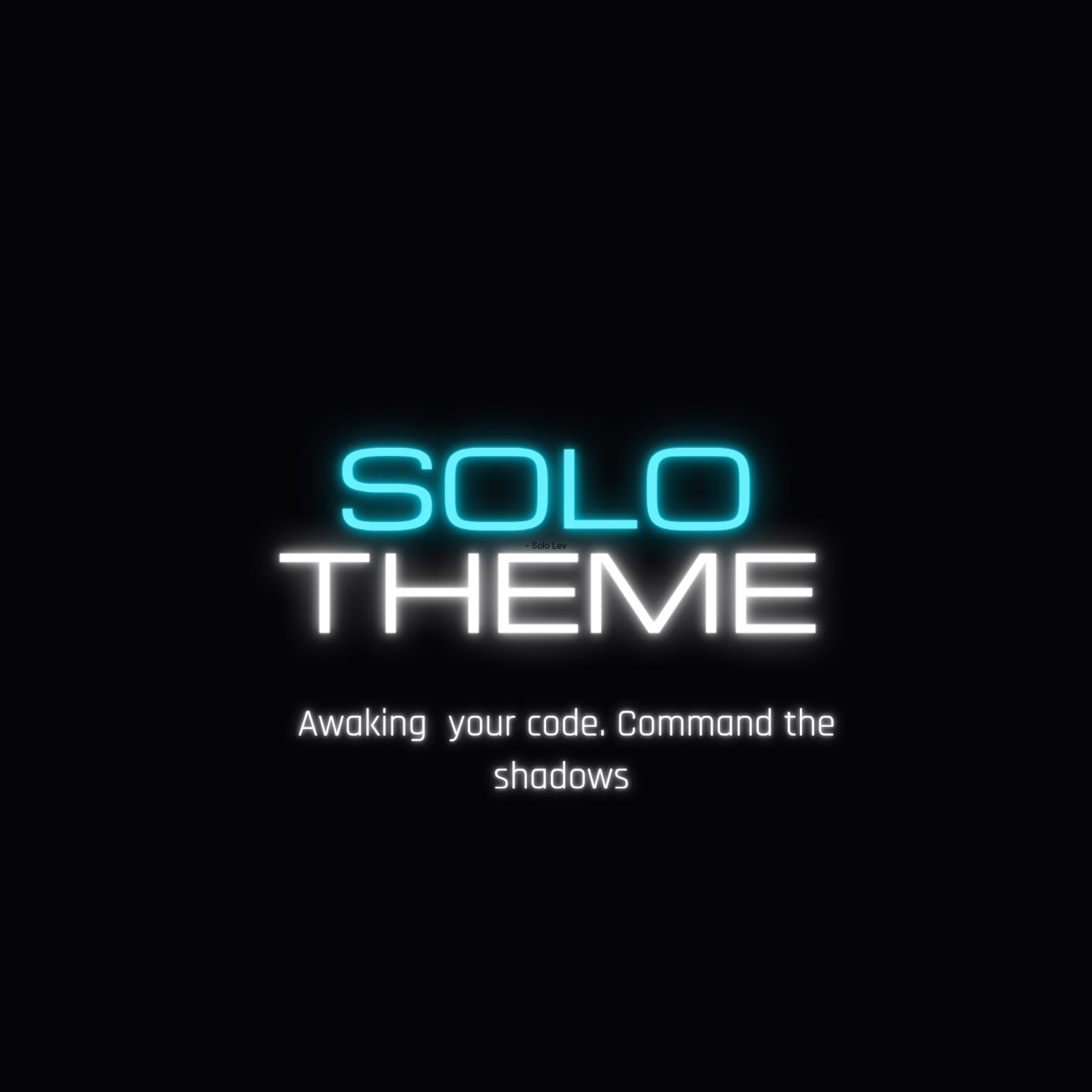 SoloTheme - Shadow Monarch Edition